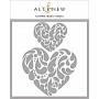Altenew - Stencil Schablone 15x15cm - Flowing Hearts