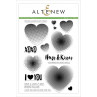 Altenew - Halftone Hearts - Clear Stamps 6x8
