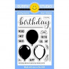 Sunny Studio - Birthday Balloon - Clear Stamps 3x4