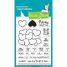 Lawn Fawn - How You Been? Conversation Heart Add-On - Clear Stamps 3x4