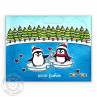 Sunny Studio - Winter Scenes - Clear Stamps 4x6