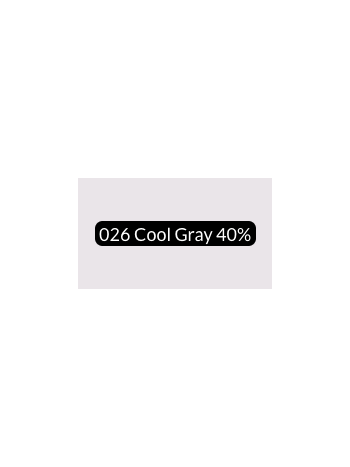 Spectra Ad Marker - 026 Cool Gray 40%