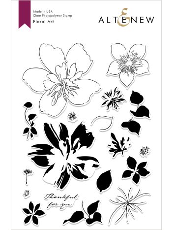 Altenew - Floral Art - Clear Stamp 6x8