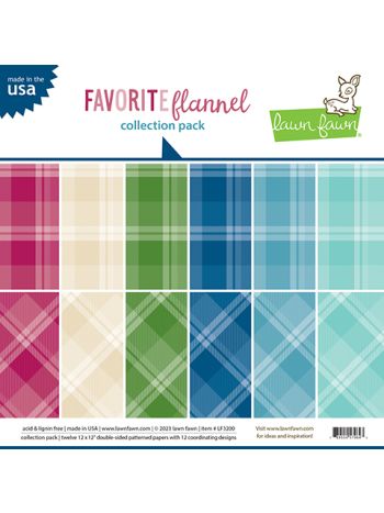 Lawn Fawn - Favorite Flannel - Collection Pack