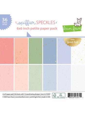 Lawn Fawn - Spiffier Speckles - Petite Paper Pack