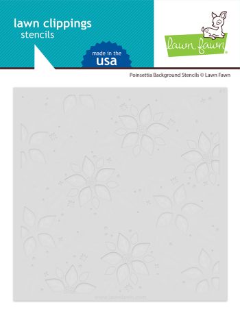 Lawn Fawn - Poinsettia  Background Stencils - 3 Layer Schablonen