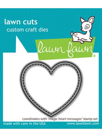 Lawn Fawn - Magic heart messages - Stanzen