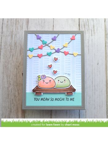 Lawn Fawn - You mean so mochi - Clear Stamps 2x3