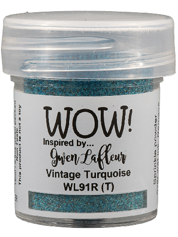 WOW! Embossing Powder - Gwen Lafleur - Vintage Turquoise 15ml T