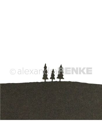 Alexandra Renke - Panorama 3 Bäume - Stanzen