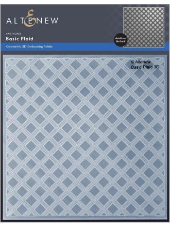 Altenew - 3D Embossing Folder - Basic Plaid