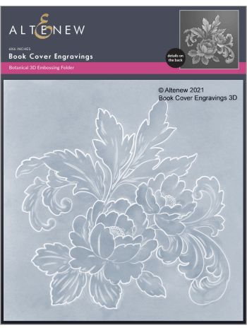 Altenew - 3D Embossing Folder - Book Cover Engravings
