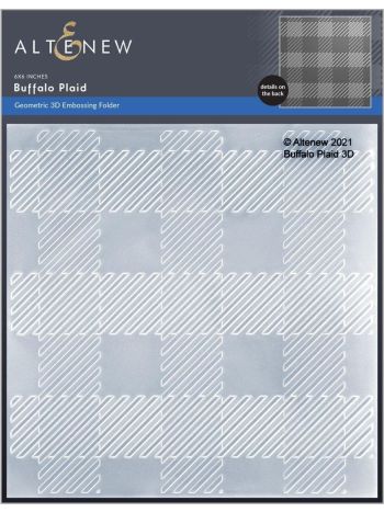 Altenew - 3D Embossing Folder - Buffalo Plaid