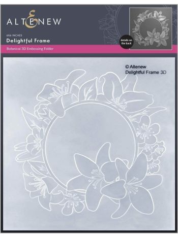 Altenew - 3D Embossing Folder - Delightful Frame