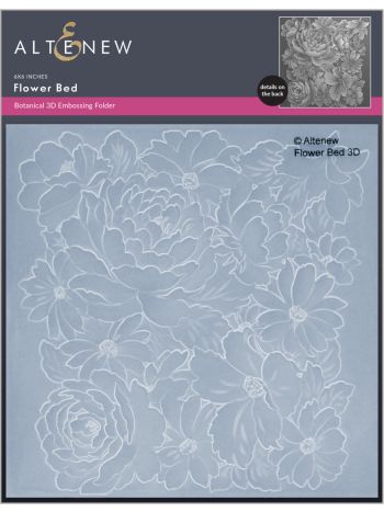 Altenew - 3D Embossing Folder - Flower Bed