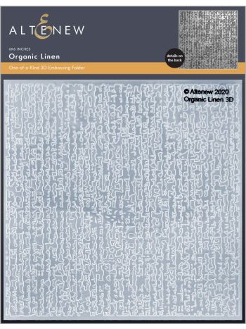 Altenew - 3D Embossing Folder -  Organic Linen