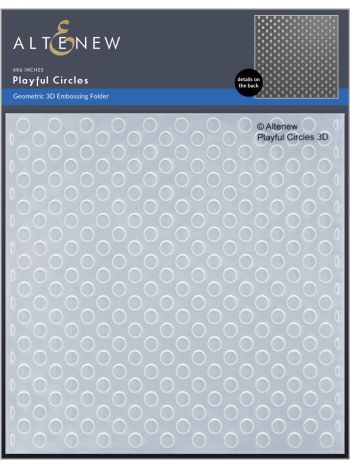 Altenew - 3D Embossing Folder - Playful Circles
