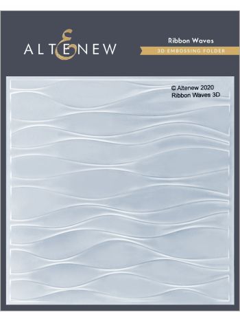 Altenew - 3D Embossing Folder - Ribbon Waves