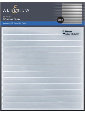 Altenew - 3D Embossing Folder - Window Slats