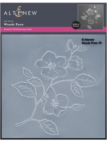 Altenew - 3D Embossing Folder - Woods Rose