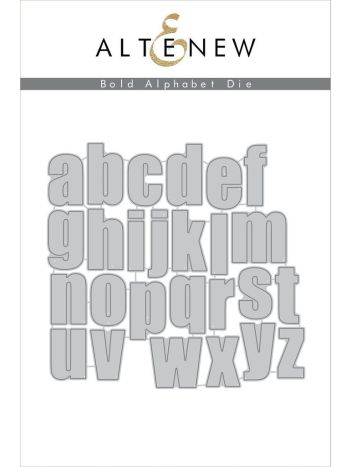 Altenew - Bold Alphabet - Stanze