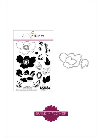 Altenew - Build A Flower: Anemone - Clear Stamps 6x8 & Stanzen
