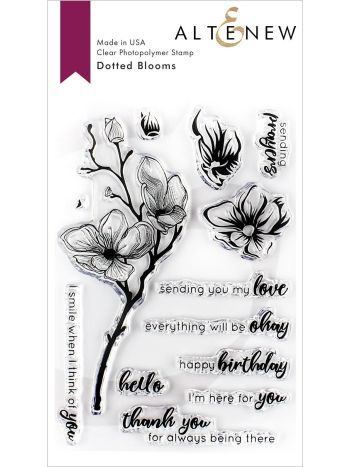Altenew - Dotted Blooms - Clear Stamps 4x6