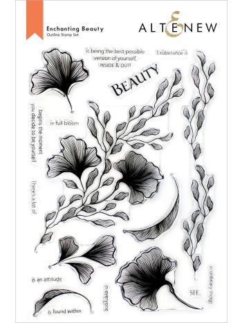 Altenew - Enchanting Beauty - Clear Stamp Set 6x8