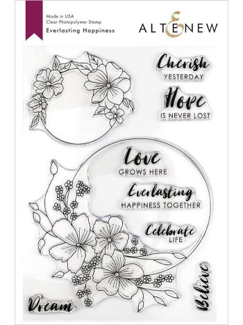 Altenew - Everlasting Happiness - Clear Stamp 6x8