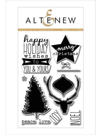 Altenew - Festive Sihlouettes - Clear Stamps 4x6