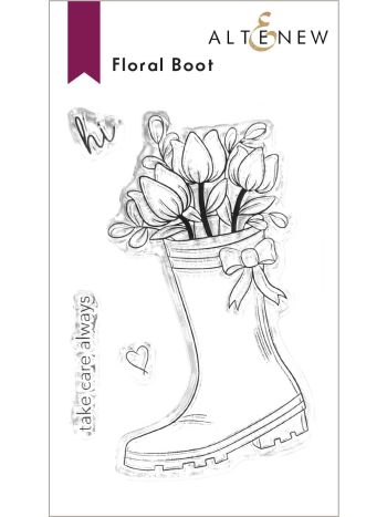 Altenew - Floral Boot - Clear Stamps 2x3