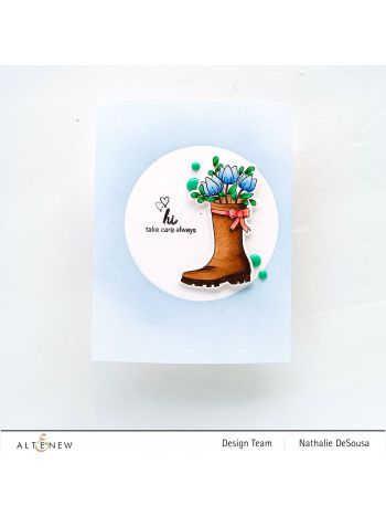 Altenew - Floral Boot - Clear Stamps 2x3