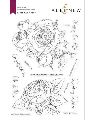 Altenew - Fresh Cut Roses - Clear Stamp Set 6x8