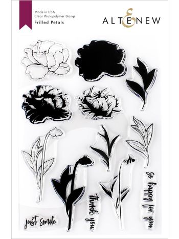 Altenew - Frilled Petals - Clear Stamp 6x8