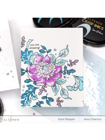 Altenew - Majestic Bouquet - Clear Stamp Set 8x11
