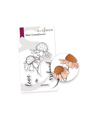 Altenew - Mini Coneflower - Clear Stamps 2x3 | bastel-traum.ch