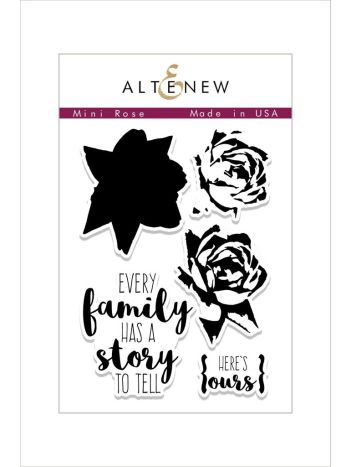 Altenew - Mini Rose - Clear Stamps 2x3