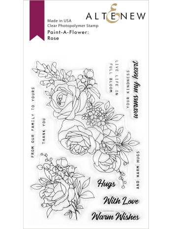 Altenew - Paint-A-Flower: Rose - Clear Stamps 4x6