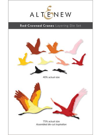 Altenew - Red-Crowned Cranes - Layering Stand alone Stanzschablonen