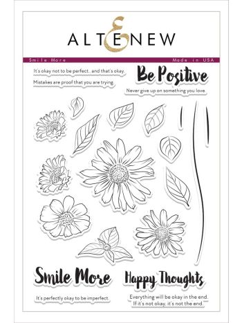 Altenew - Smile More - Clear Stamps 6x8