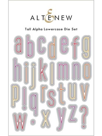 Altenew - Tall Alpha Lowercase - Stanze