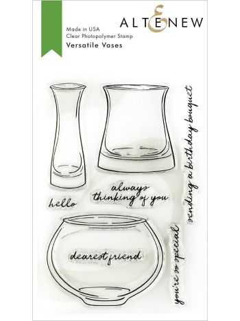 Altenew - Versatile Vases - Clear Stamps 4x6
