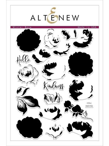 Altenew - Winter Rose - Clear Stamp 6x8