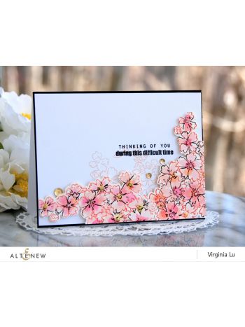 Altenew - Starry Flowers - Clear Stamp 4x6