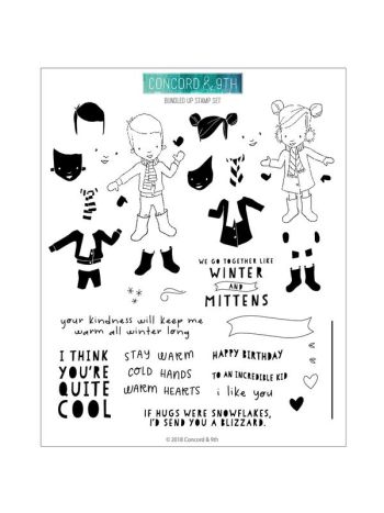 Concorde & 9th - Bundled Up - Clear Stamps 6x8