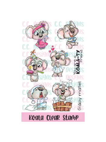 C.C. Designs - Koala - Clear Stamp Set 4x6