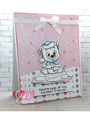 C.C. Designs - Snowy Bears - Clear Stamp