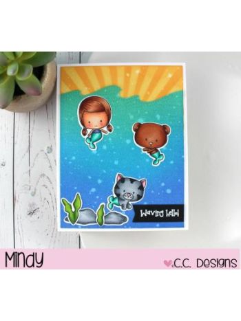 C.C. Designs - Summer Fun - Clear Stamp 4x6