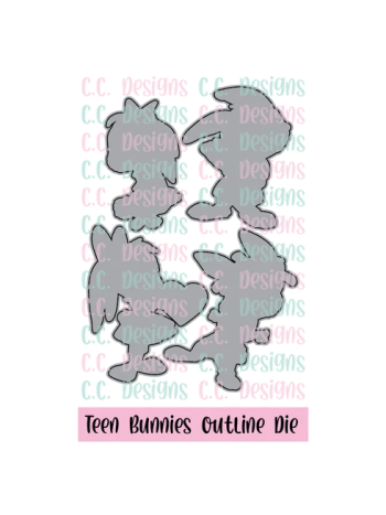 C.C. Designs - Teen Bunnies - Stanzen