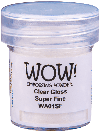 WOW! Embossing Powder - Clear Gloss - Super Fine 15ml